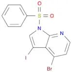 4-Bromo-3-iodo-1-(phenylsulfonyl)-1H-pyrrolo[2,3-b]pyridine