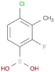 (4-Chloro-2-fluoro-3-methylphenyl)boronic acid