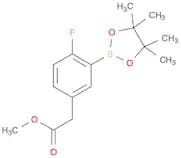 2-Fluoro-5-(methoxycarbonylmethyl)phenylboronic acid, pinacol ester