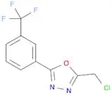 2-(Chloromethyl)-5-[3-(trifluoromethyl)phenyl]-1,3,4-oxadiazole