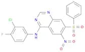 N-(3-Chloro-4-fluorophenyl)-6-nitro-7-(phenylsulfonyl)-4-quinazolinamine