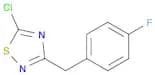5-chloro-3-[(4-fluorophenyl)methyl]-1,2,4-thiadiazole