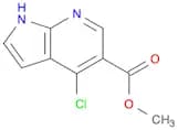 1H-​Pyrrolo[2,​3-​b]​pyridine-​5-​carboxylic acid, 4-​chloro-​, methyl ester