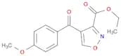 ethyl 4-(4-methoxybenzoyl)-3-isoxazolecarboxylate