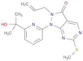 2-Allyl-1-(6-(2-hydroxypropan-2-yl)pyridin-2-yl)-6-(methylthio)-1H-pyrazolo[3,4-d]pyrimidin-3(2H)-…
