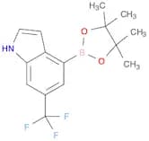 4-(4,4,5,5-Tetramethyl-1,3,2-dioxaborolan-2-yl)-6-(trifluoromethyl)-1H-indole