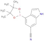 4-(4,4,5,5-Tetramethyl-1,3,2-dioxaborolan-2-yl)-1H-indole-6-carbonitrile