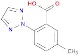 Benzoic acid, 5-​methyl-​2-​(2H-​1,​2,​3-​triazol-​2-​yl)​-
