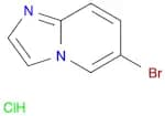 Imidazo[1,2-a]pyridine,6-bromo-, hydrochloride (1:1)
