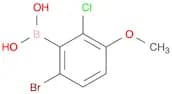 6-Bromo-2-chloro-3-methoxyphenylboronic acid