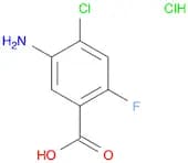 5-Amino-4-chloro-2-fluorobenzoic acid, HCl