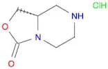 (S)-HEXAHYDRO-OXAZOLO[3,4-A]PYRAZIN-3-ONE HCL