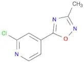 2-Chloro-4-(3-methyl-1,2,4-oxadiazol-5-yl)pyridine
