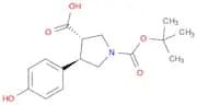 Trans-1-boc-4-(4-hydroxyphenyl)-pyrrolidine-3-carboxylic acid
