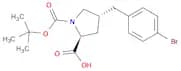 (2S,4R)-4-(4-Bromobenzyl)-1-(tert-butoxycarbonyl)pyrrolidine-2-carboxylic acid