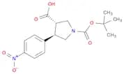Boc-(+/-)-trans-4-(4-nitro-phenyl)-pyrrolidine-3-carboxylic acid