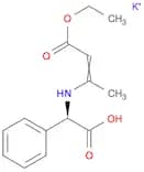 Potassium (R)-[(3-ethoxy-1-methyl-3-oxoprop-1-enyl)amino]phenylacetate