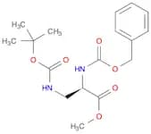 D-Alanine, 3-[[(1,1-dimethylethoxy)carbonyl]amino]-n-[(phenylmethoxy)carbonyl]-, methyl ester