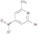 Pyridine, 2-​bromo-​6-​methyl-​4-​nitro-