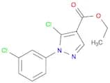1H-Pyrazole-4-carboxylic acid, 5-chloro-1-(3-chlorophenyl)-, ethyl ester