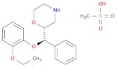 Morpholine, 2-[(R)-(2-ethoxyphenoxy)phenylmethyl]-, (2R)-rel-,methanesulfonate