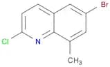 Quinoline, 6-bromo-2-chloro-8-methyl-
