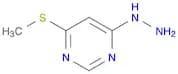 4(1H)-Pyrimidinone, 6-(methylthio)-, hydrazone