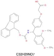 2-[4-[(2,4-Dimethoxyphenyl)[[(9H-fluoren-9-ylmethoxy)carbonyl]amino]methyl]phenoxy]acetic acid