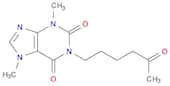 1H-Purine-2,6-dione, 3,7-dihydro-3,7-dimethyl-1-(5-oxohexyl)-