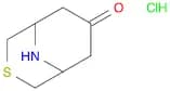 3-thia-9-azabicyclo[3.3.1]nonan-7-one hydrochloride