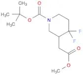 tert-butyl 4,4-difluoro-3-(2-methoxy-2-oxoethyl)piperidine-1-carboxylate