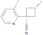 cis-3-fluoro-1-(3-fluoropyridin-2-yl)cyclobutane-1-carbonitrile