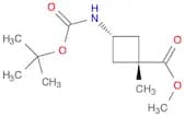methyl cis-3-{[(tert-butoxy)carbonyl]amino}-1-methylcyclobutane-1-carboxylate