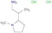2-(1-methylpyrrolidin-2-yl)propan-1-amine dihydrochloride