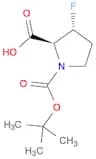 (2S,3R)-1-[(tert-Butoxy)carbonyl]-3-fluoropyrrolidine-2-carboxylic acid