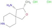 2-Oxa-8-azaspiro[4.5]decan-4-amine, 3-methyl-, hydrochloride (1:2), (3S,4S)-