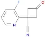 1-(3-fluoropyridin-2-yl)-3-oxocyclobutane-1-carbonitrile