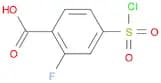 4-(Chlorosulfonyl)-2-fluorobenzoic acid