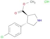 methyl (3R,4S)-4-(4-chlorophenyl)pyrrolidine-3-carboxylate hydrochloride
