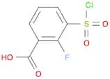 3-(chlorosulfonyl)-2-fluorobenzoic acid