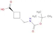 (1r,3r)-3-({[(tert-butoxy)carbonyl]amino}methyl)cyclobutane-1-carboxylic acid