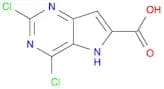 2,4-Dichloro-5H-pyrrolo[3,2-d]pyrimidine-6-carboxylic acid