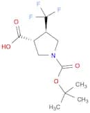 (3R,4R)-1-[(tert-Butoxy)carbonyl]-4-(trifluoromethyl)pyrrolidine-3-carboxylic acid