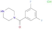 1-(3,5-difluorobenzoyl)piperazine hydrochloride