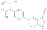 5-{2',6'-dihydroxy-[1,1'-biphenyl]-4-yl}-1H-indole-3-carbonitrile
