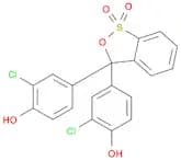 Phenol, 4,4'-(1,1-dioxido-3H-2,1-benzoxathiol-3-ylidene)bis[2-chloro-