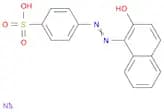 Benzenesulfonic acid, 4-[(2-hydroxy-1-naphthalenyl)azo]-, monosodiumsalt