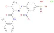4-[[1-[[(2-Methylphenyl)amino]carbonyl]-2-oxopropyl]azo]-3-nitro-benzenesulfonic acid calcium salt