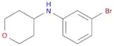 N-(3-bromophenyl)oxan-4-amine