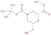 (2R,6S)-4-tert-butyl 2-methyl 6-(hydroxymethyl)morpholine-2,4-dicarboxylate